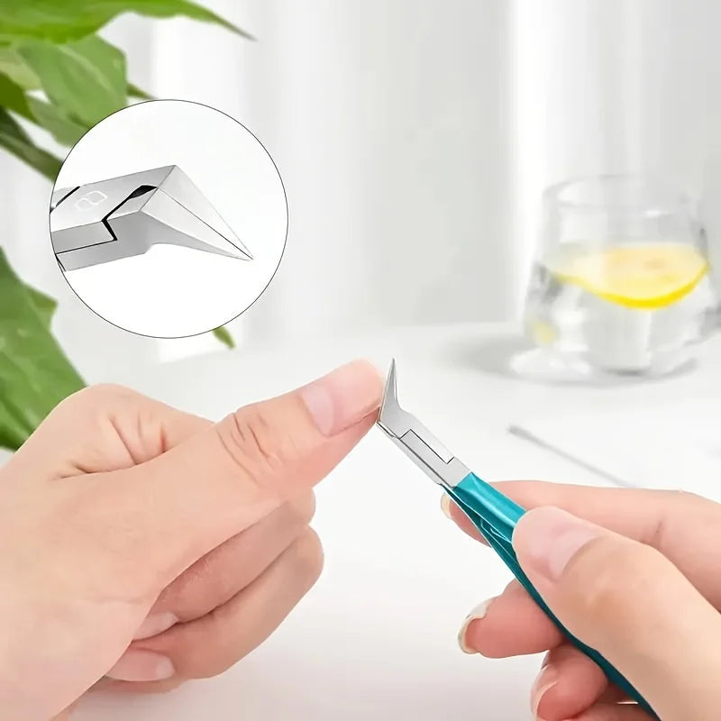 1pcs Ingrown Toenail Clippers Straight Blade Toe Nail Clippers for Thick Nails for Seniors, Stainless Steel Nail Clippers