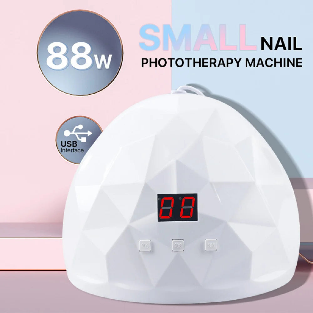 LULAA Nail Dryer Lamp UV Light For Nails Eyes Protection UV Lamp for Gel Nails Gel Nail Polish Curing Dryer Home Salon Tool