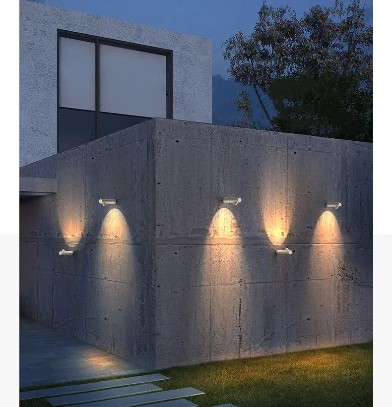led outdoor wall light ip65 waterproof wall washer light garden light garden balcony outdoor wall light stair aisle light