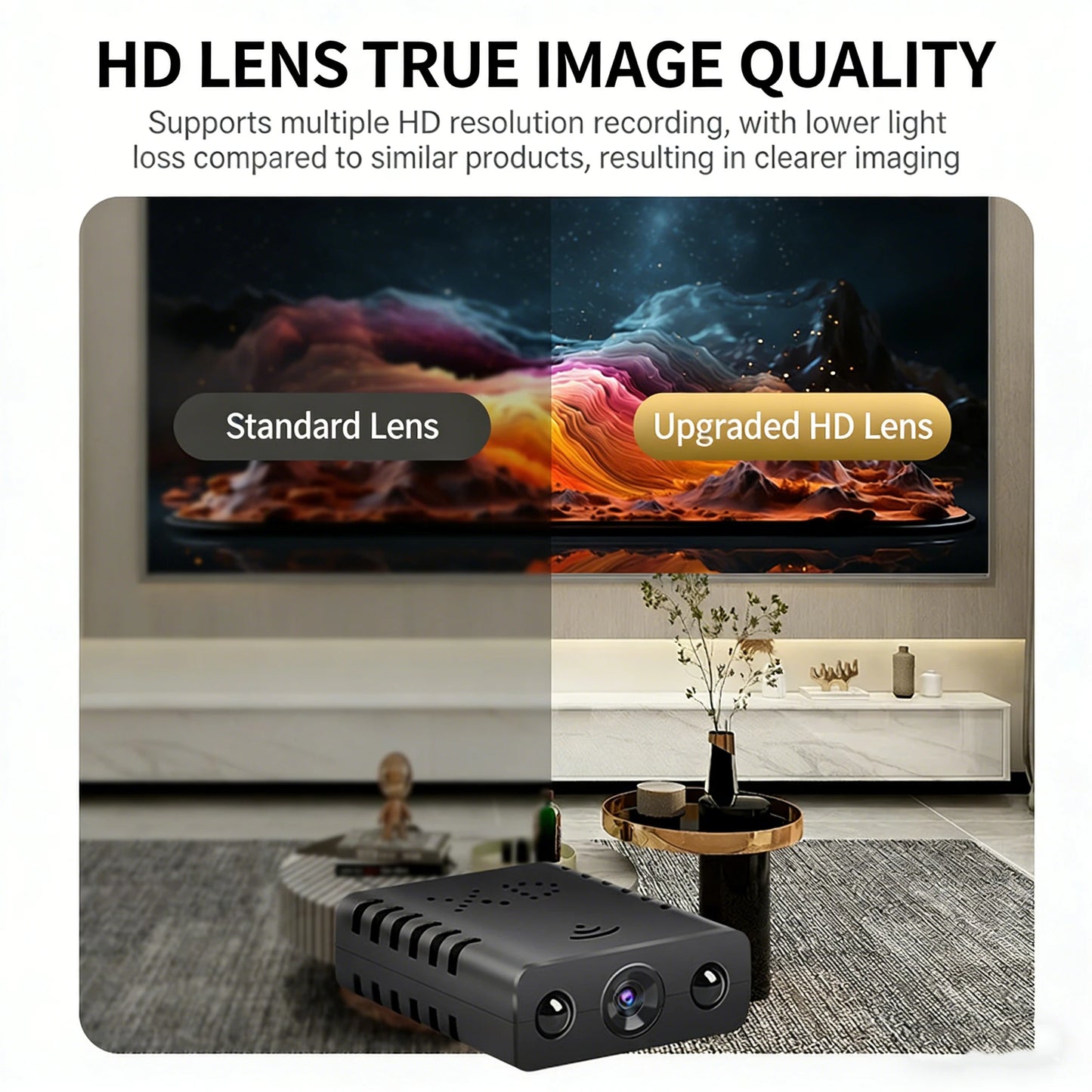 MINI Camera for Security Small WiFi 1080P HD Smart Home Cameras Mini Cameras Nanny Cam with Motion Sensor Night Vision