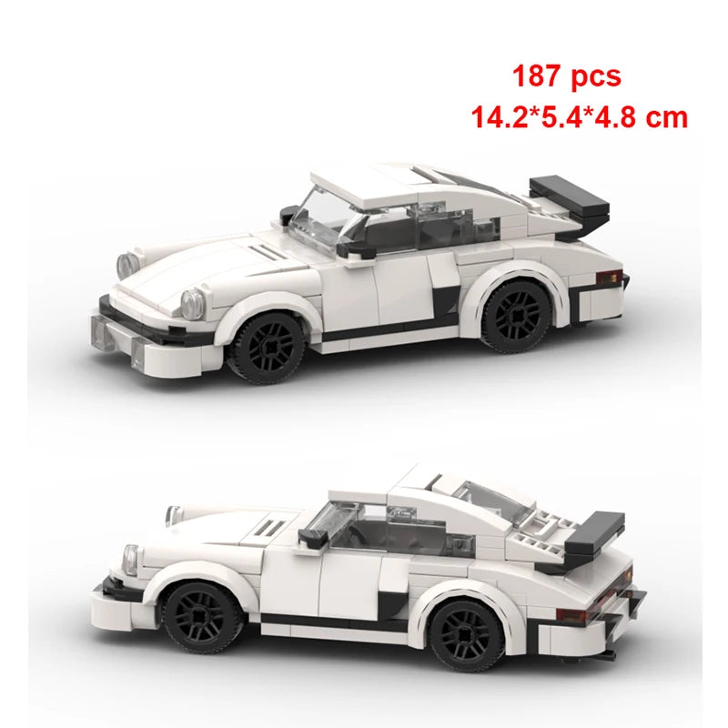 City Technical Vehicle Speed  Racing Car Building Blocks Courses Rennen гонки Carreras Moc DIY Model Brick Toys