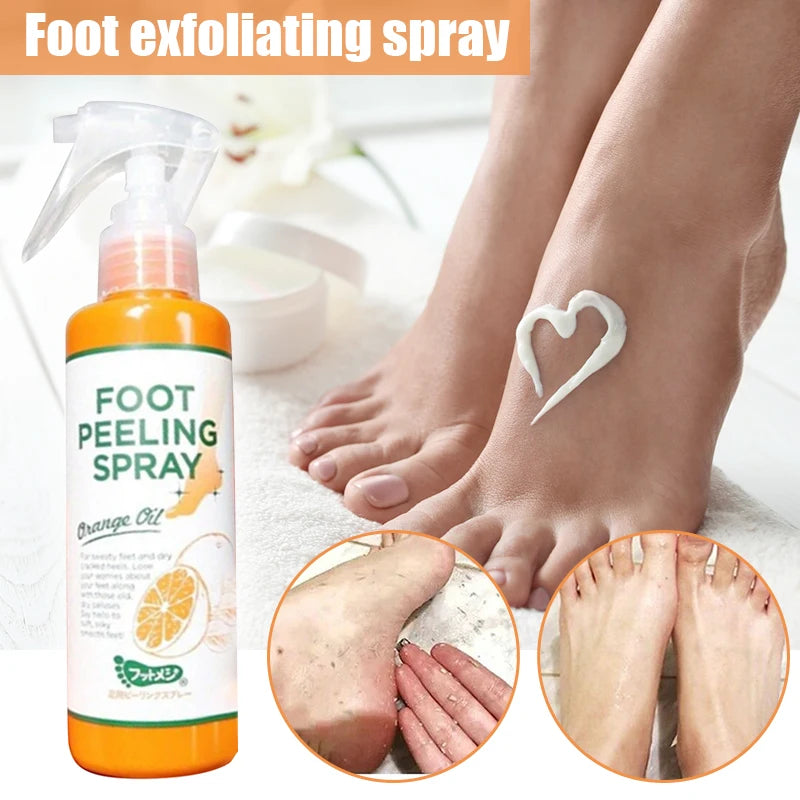 100ml Foot Care Spray Remove Dead Foot Exfoliator Softener Gently Cares Foot Skin Moisturizes Hydrates Improves Dryness