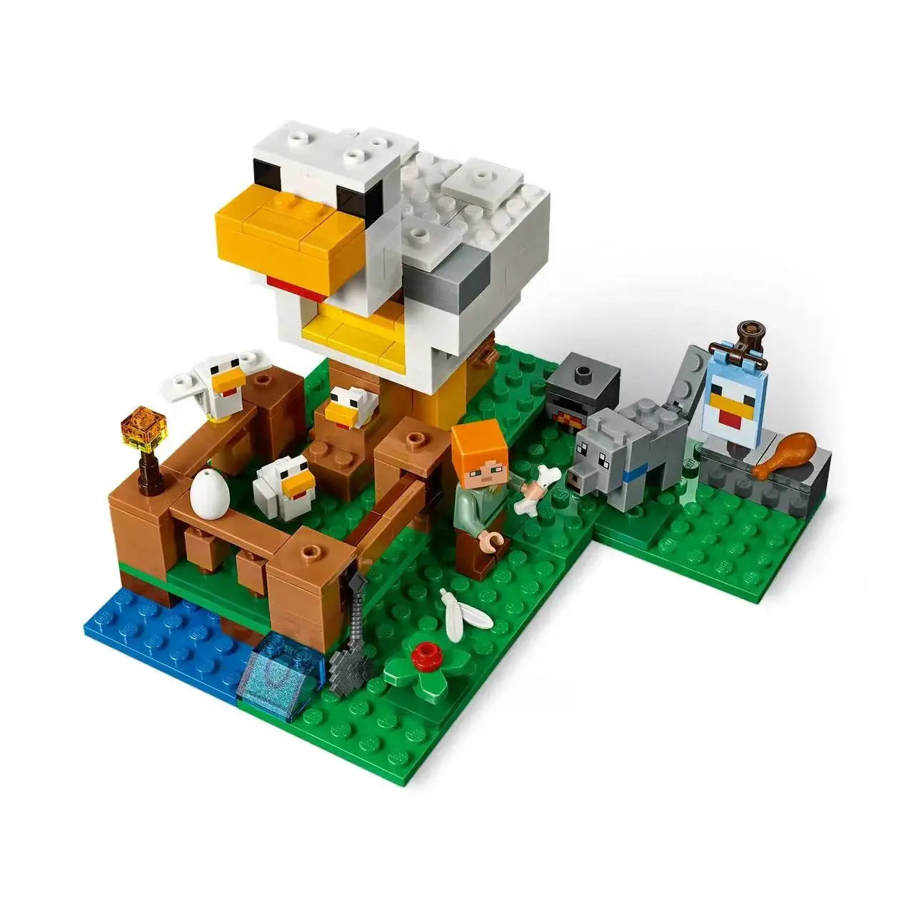 In-stock World Series 21140 Chicken Coop Cottage Building Block Set, Construction Toy, Children's Birthday and Christmas Gift