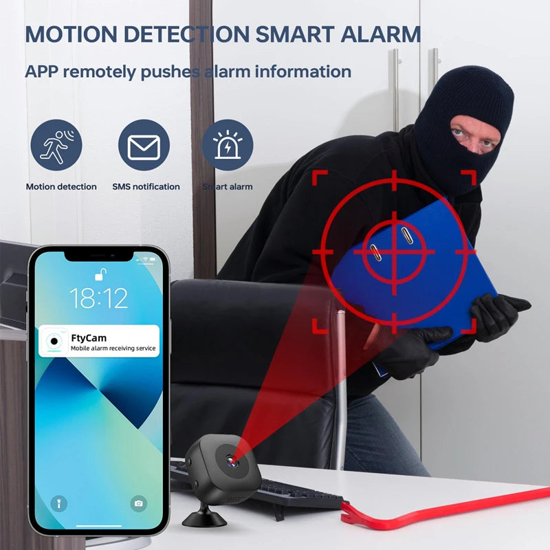 Xiaomi Mini 4K HD Camera WiFi Wireless Monitoring Security Protection Remote Monitor Camcorders Video Surveillance Smart Home