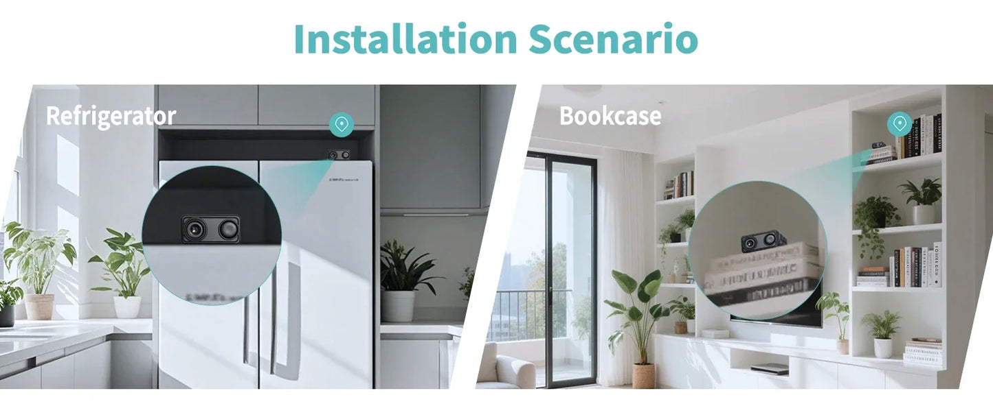 4K Camera WiFi Wireless Monitor Night Vision Remote Motion Detecting Camcorders Security Protection Indoor Surveillance