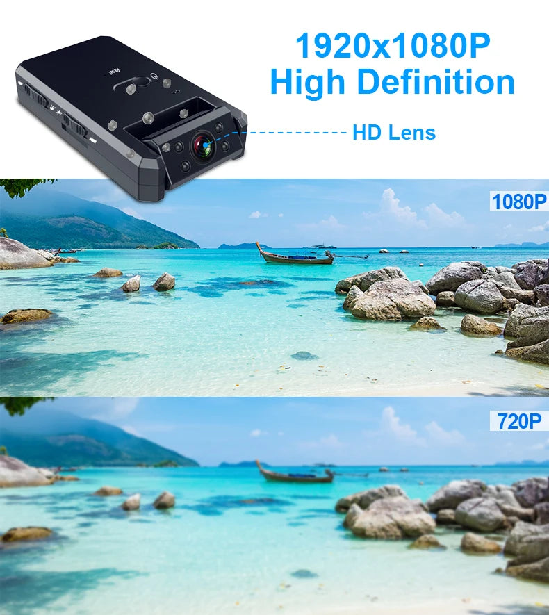 MD90-1 Mini Camcorder 1080P Body Camera Night Vision Sport Outdoor DV Voice Video Recorder Action Cam
