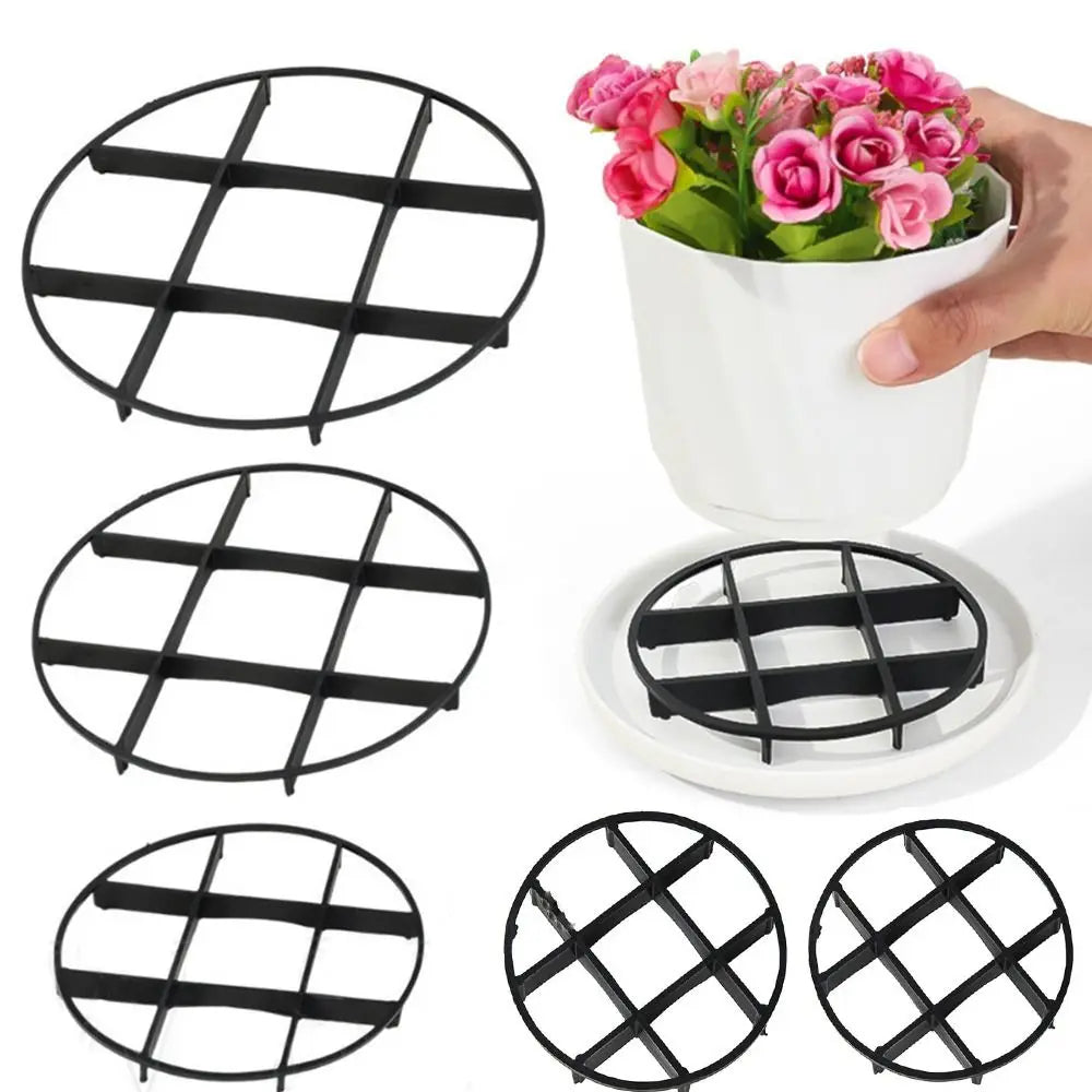 Flower Pot Bracket Reusable Mesh Pad Round Planters Support Plants Root Rot Prevention Gardening Tools