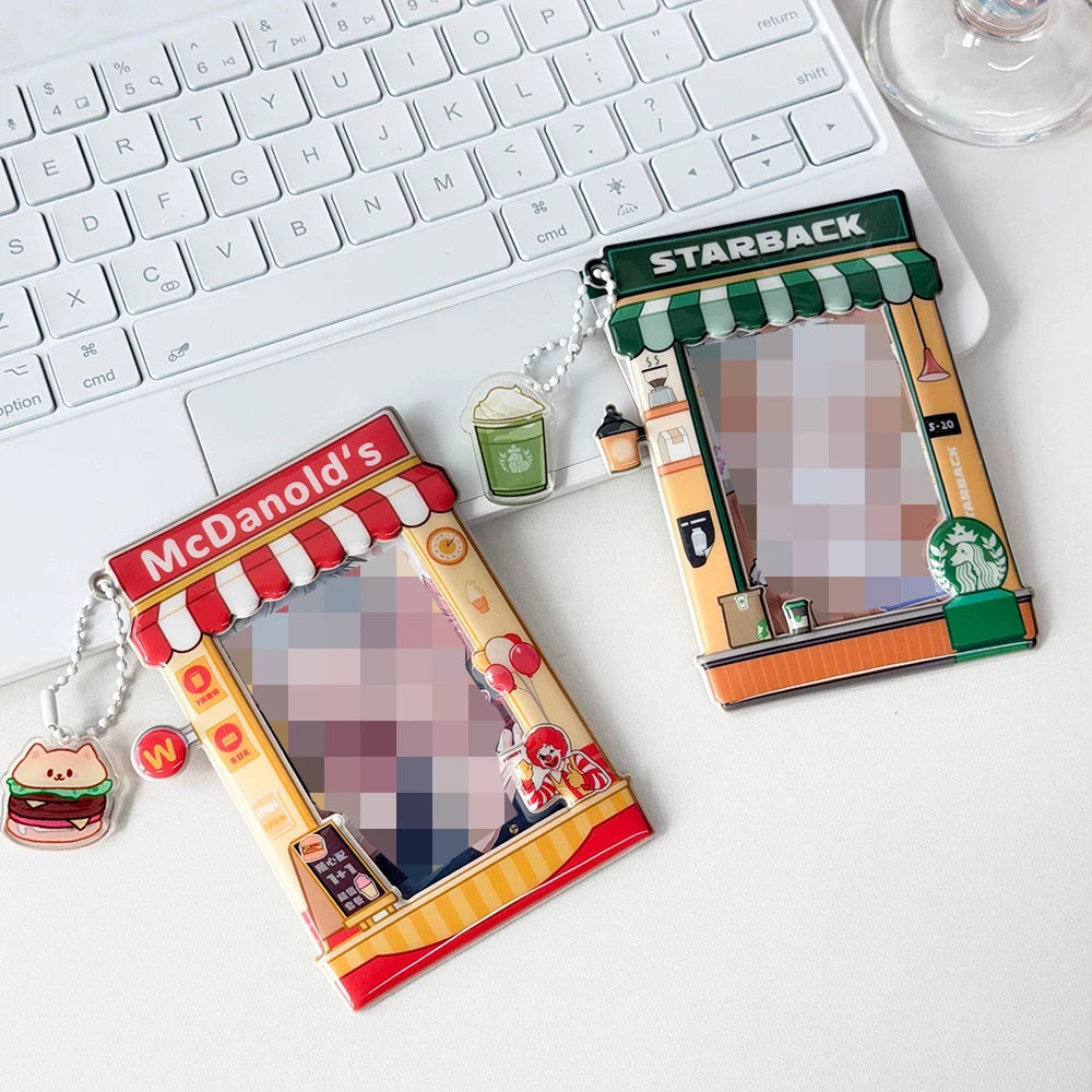 PVC Card Holder, Storage ID Protection Cover, Campus Card, Meal Card Decoration Pendant