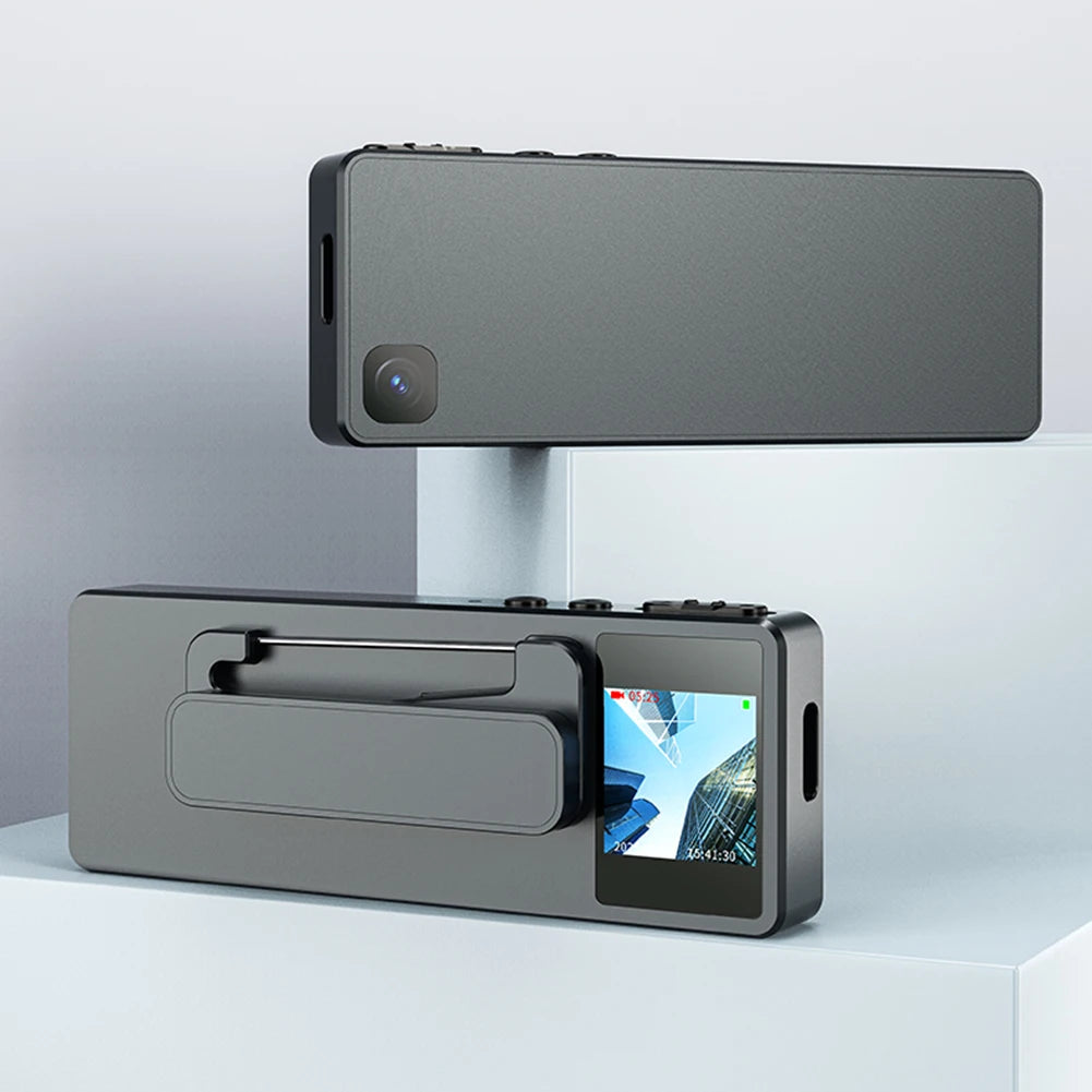 Body Camera with Audio and Video Recording Magnetic Wearable Action Cameras for Work Lectures Business Meetings Interviews