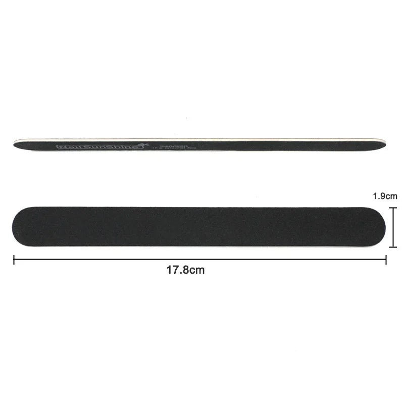 100/180 Grit Nail File Nail Buffer, Emery Boards for Nails, Nails Buffer and Shine Kit, for Poly Nails Extension Gel