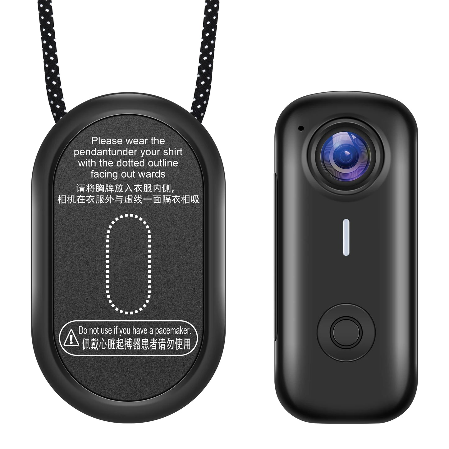 Magnetic Wearable Action Camera 1080P With WiFi And Night Vision Ultra Compact Hands Free Body Cam For Sports Cycling Outdoor