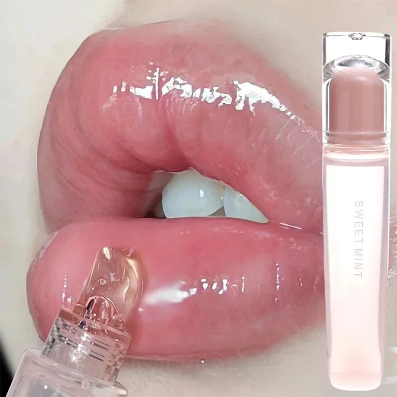 Crystal Jelly Lip Oil Plumping Mirror Lip Gloss Moisturizing Transparent Liquid Lipstick Long Lasting Lips Makeup Cosmetics