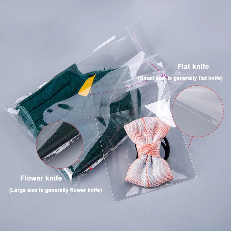 Plastic Clothing Packaging Bags Accessories Gifts Transparent Sealed Bags OPP Self-adhesive Bags Clothes Packaging Bags