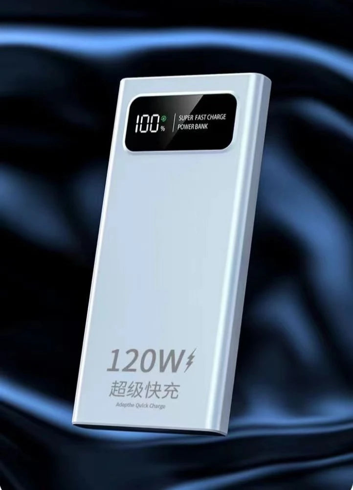 BCAK New 120W Super Fast Charging Power Bank | 20000mAh Large Capacity Portable Mobile Power Supply