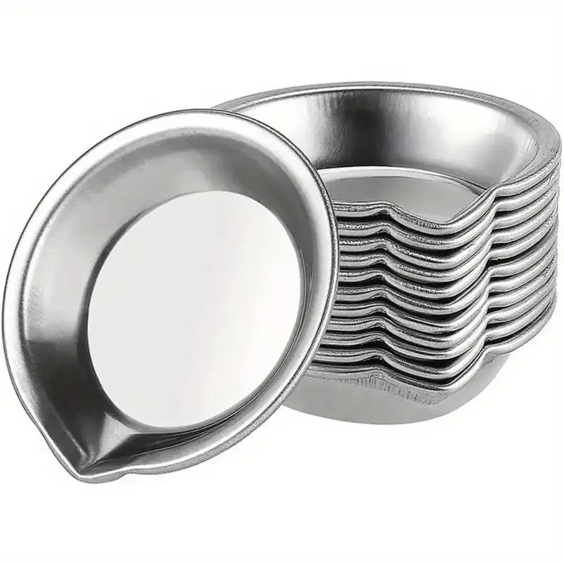1/5/10Pcs Stainless Steel Painting Color Bowls Oil Paint Trays Paint Color Mixing Cups Color Mixer Children DIY Painting Tools