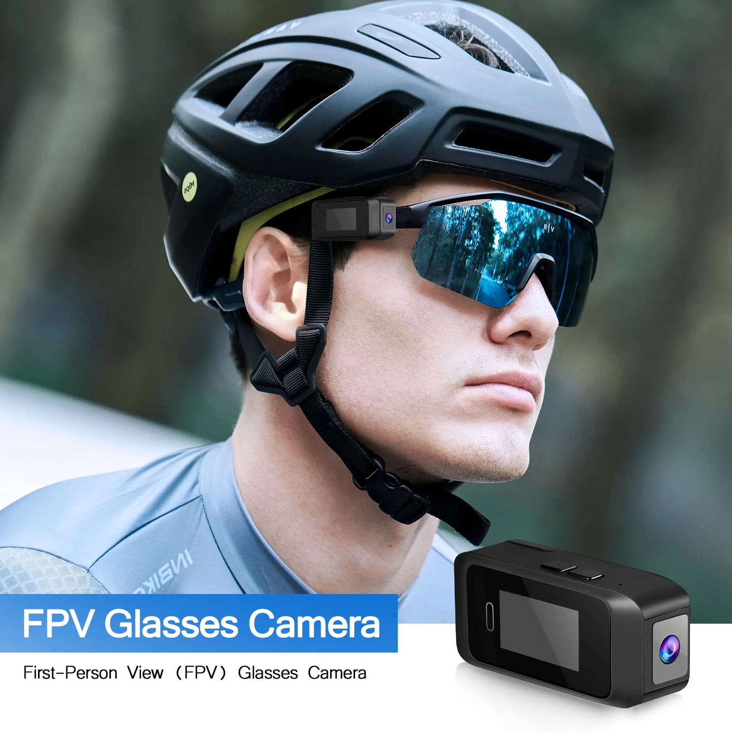 NEW Glasses Wearable Mini Pocket Camera 1080P Portable Digital Video Recorder Body Camera Head Mounted Miniature Camcorde Screen