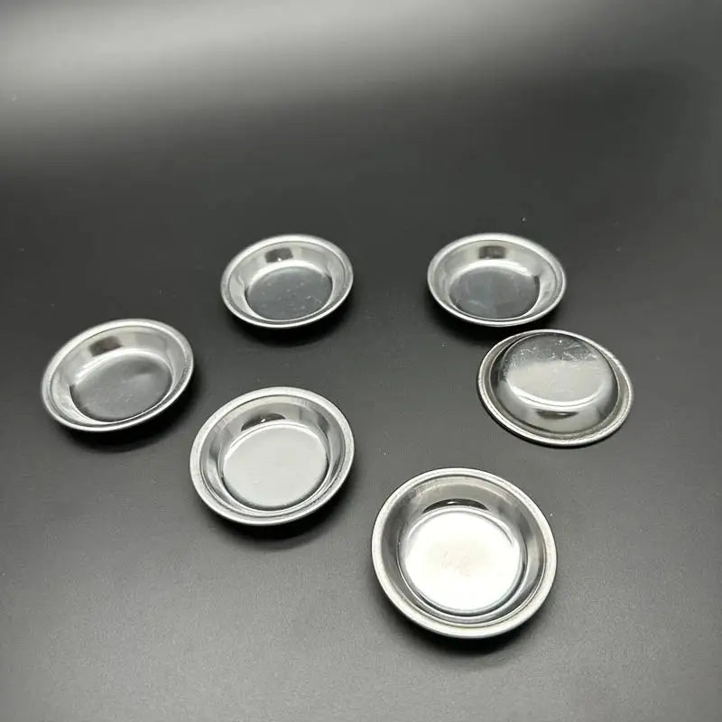 1/5/10Pcs Stainless Steel Painting Color Bowls Oil Paint Trays Paint Color Mixing Cups Color Mixer Children DIY Painting Tools