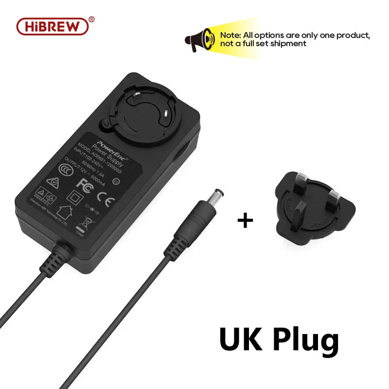 HiBREW AC/DC Adapter / Portable Travel bag / Holder For Car Coffee Maker Portable Espresso Machine