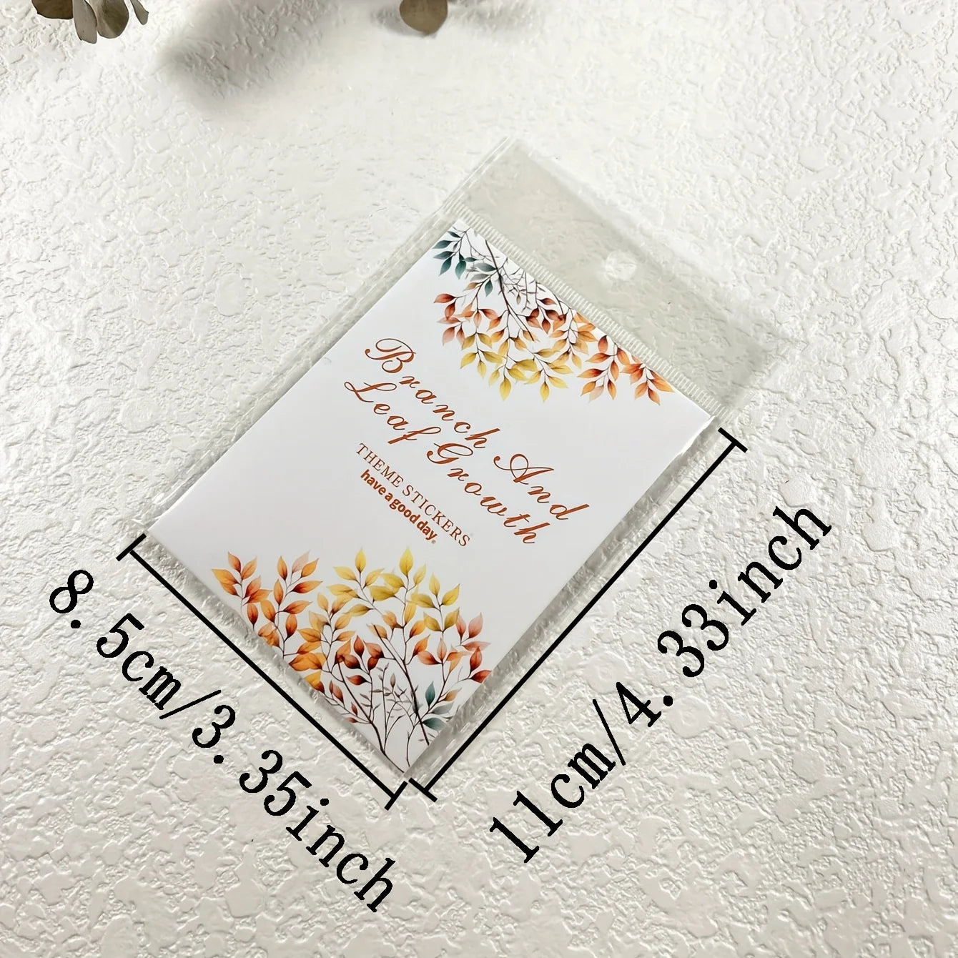 20 pcs Plant Branch Leaf Themed Sticker pack，Scrapbook，Photo Frame，Diary Stickers，DIY Decorative，Creative Stationery Stickers