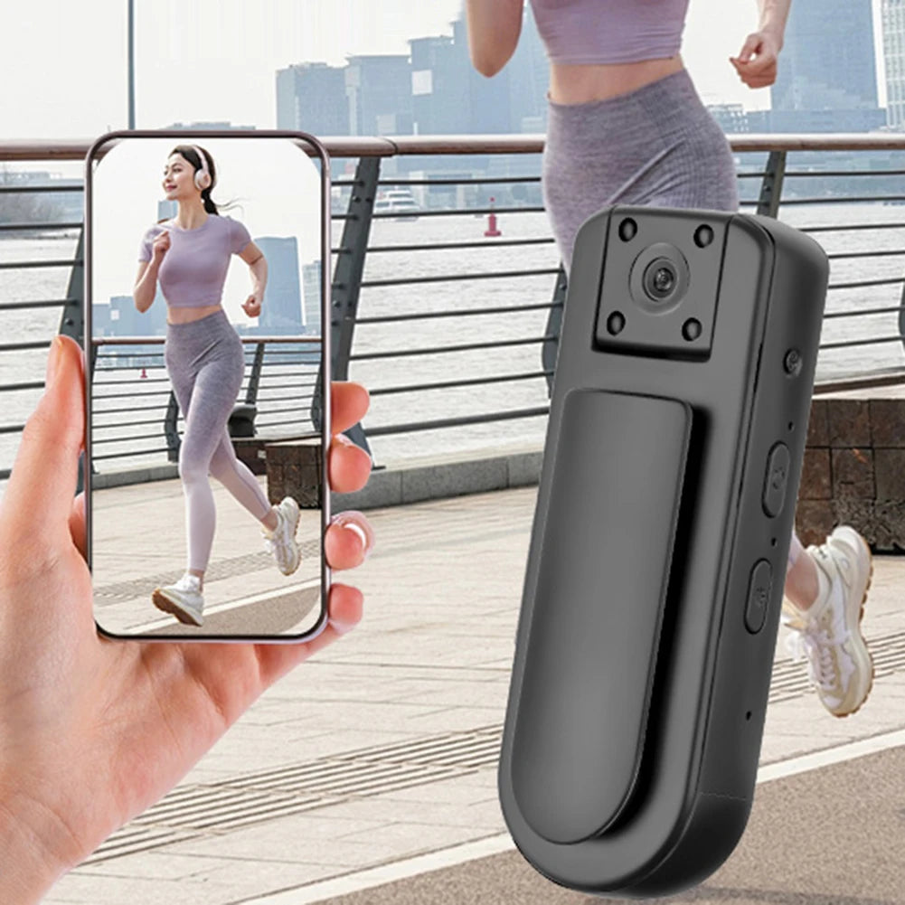 Wearable HD 1080P Worn Bodycam Night Vision WiFi Portable Small Personal Camcorder with Audio & Video Recording Body Worn Cam