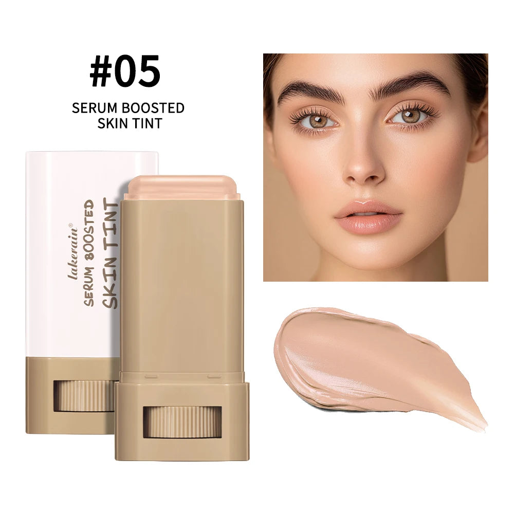 New Balm Serum Boosted Skin Tint Silky Texture Moisturizing Coverage Plumper Even Skin Tone Best Stick Foundation Travel Makeup