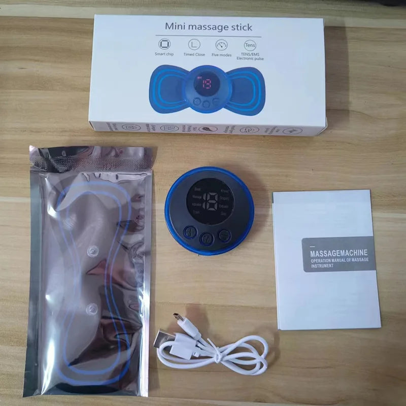 New Cervical Massage Device Mini Massager Micro Current Neck Portable Shoulder Massager to Relieve Fatigue