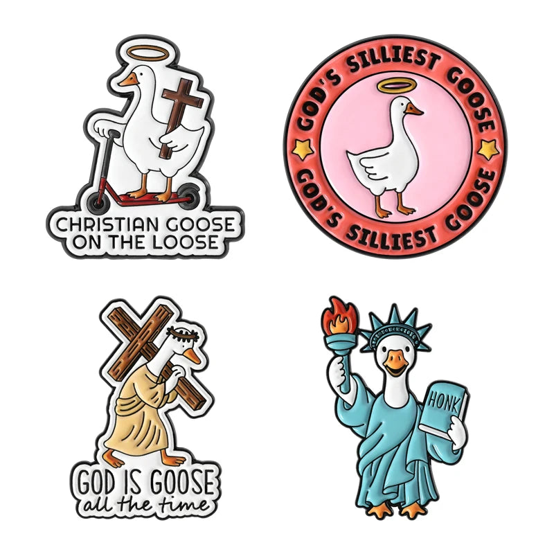 3-7pcs/sets Cartoon Anime Middle Finger Rude Cat Enamel Pins Low Battery Daisy Flower Brooches Backpack Lapel Badge Jewelry Gift