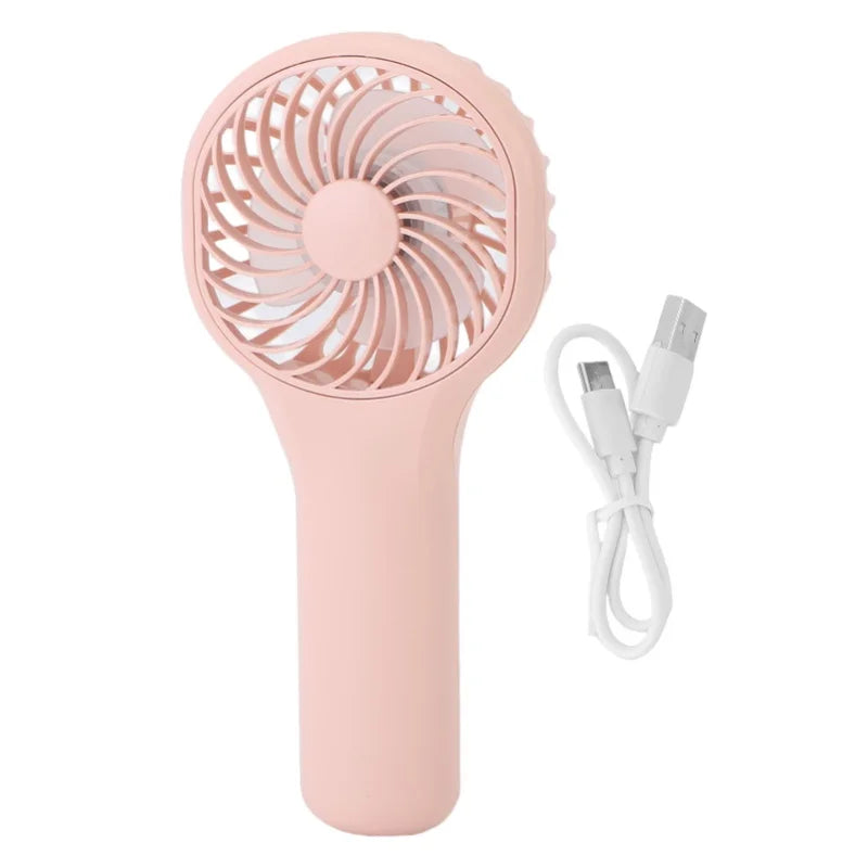 Portable Handheld Fan 3 Speeds High Power Quiet Turbofan Battery Operated Mini Travel Fan For Beach Camping Outdoor