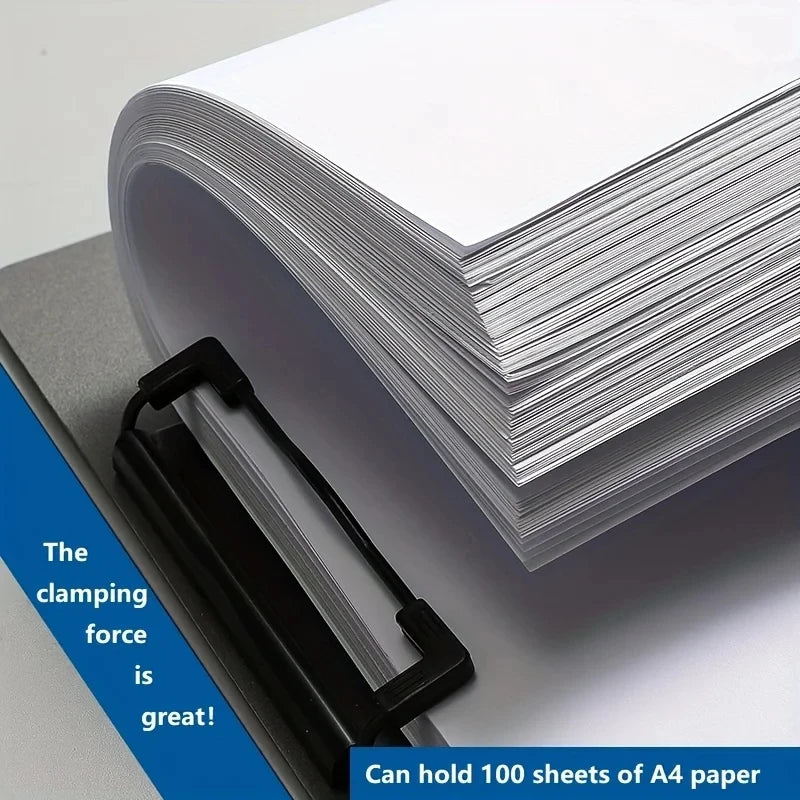 A4 File Folder & Clipboard Set, 3-in-1 Document Organizer with Cover for Business, School & Office Supplies