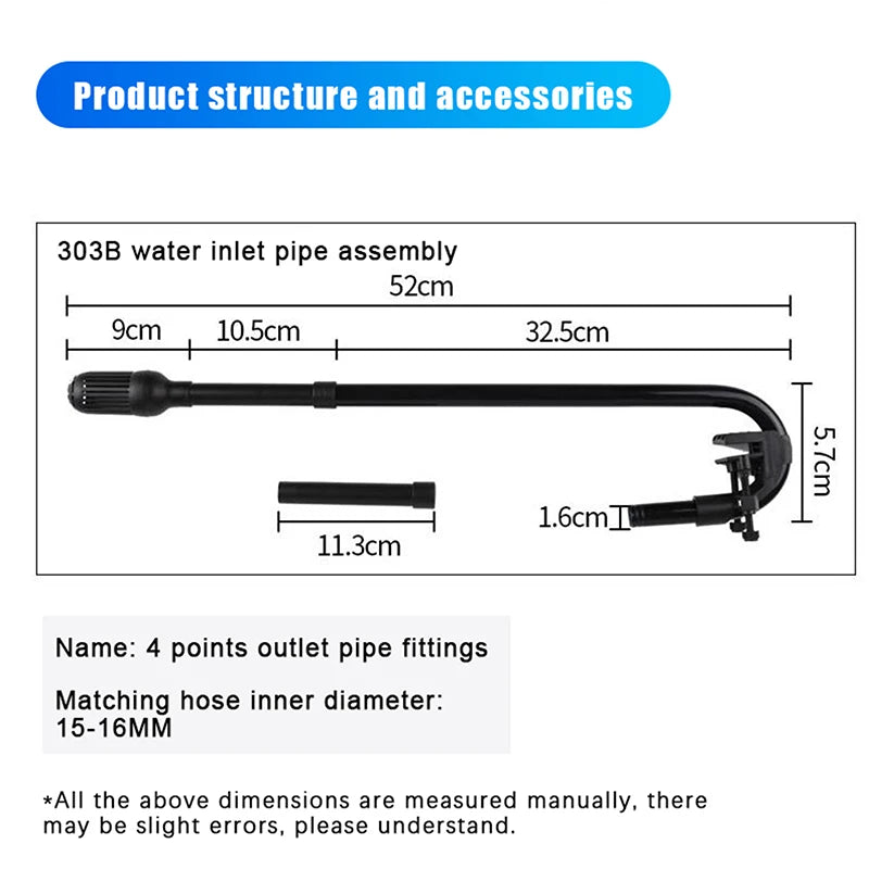 Aquarium Fish Tank Filter Rain Spray Bar Unit Outflow Pipe Inlet Outlet Tube Kit Fish Tank External Canister Filter Accessories