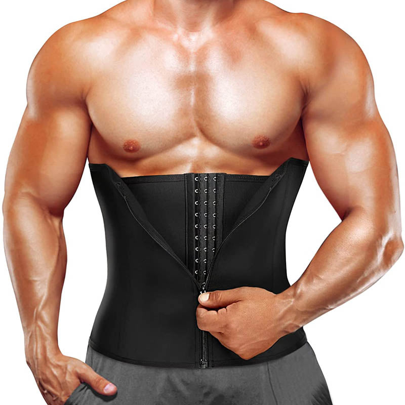 Men Waist Trainer Corsets Tummy Control Shapewear Sport Workout Girdle Slimming Body Shaper Sauna Sweat Belt