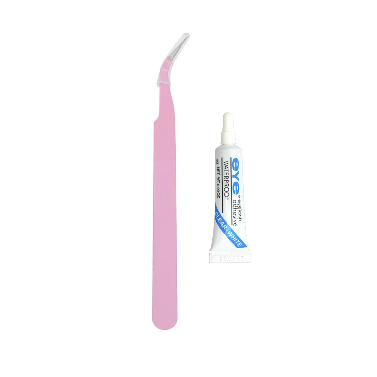 1/2pcs Pink Eyelash Curler Beautician Eyelash Extension Tool Craft Specific Precision Eyelashes Sticker Tweezers Gift