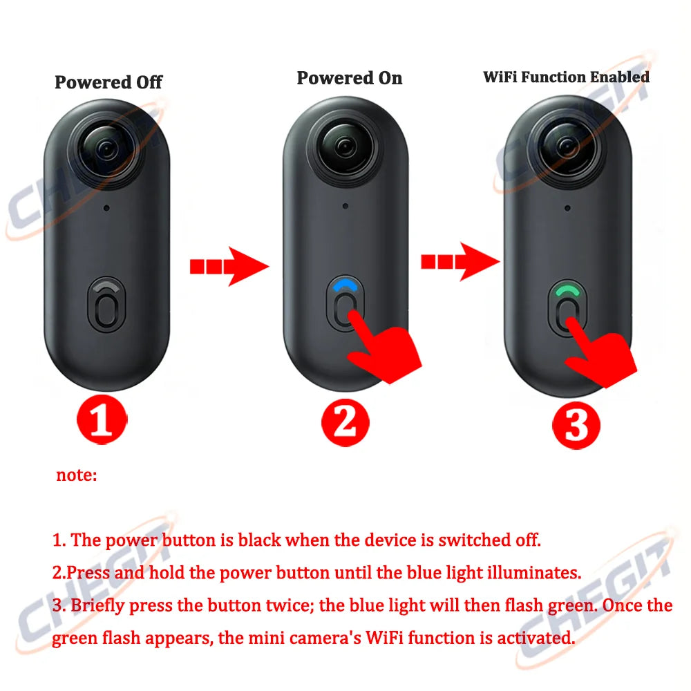 4K FHD POV Collar Cam Small Sports Camera Magnetic Necklace Pets Camcorder Mini Wireless WiFi H88 Bodycam Recording Vlog Selfie