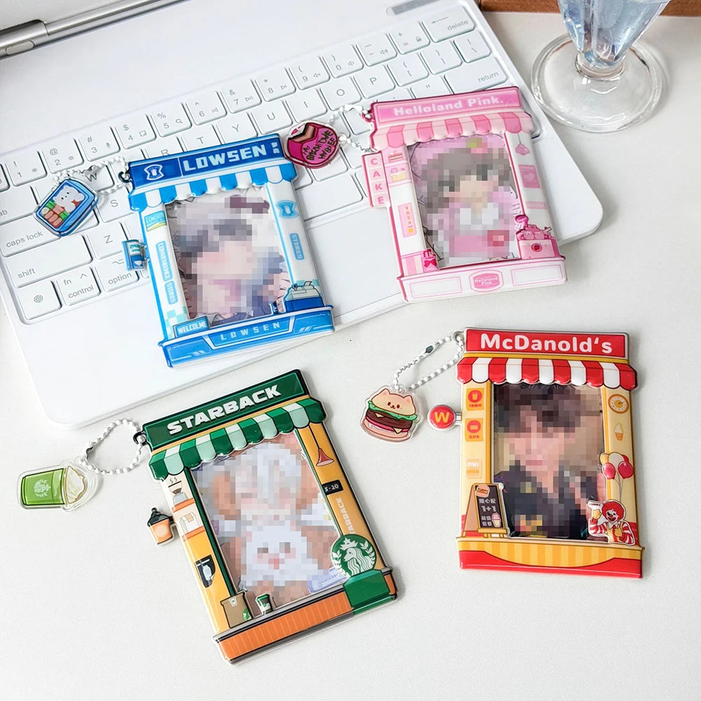 PVC Card Holder, Storage ID Protection Cover, Campus Card, Meal Card Decoration Pendant