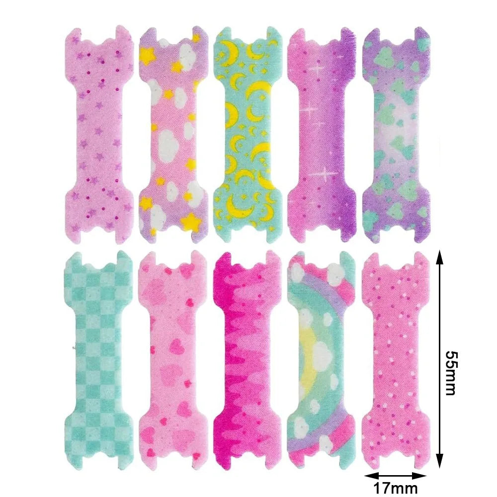 10pcs Nose Tape Cartoon Kids Nasal Strips 44x14mm/55x17mm Breathable Kids Breathing Strips Breathing Snoring Strips Boy Gril