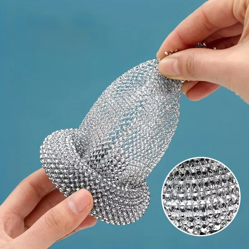 10 Pcs Nano Cleaning Sponge with Removable Handle,Includes Long and Short Handles Scratch Free Dishwasher,For Pots and Plates ﻿