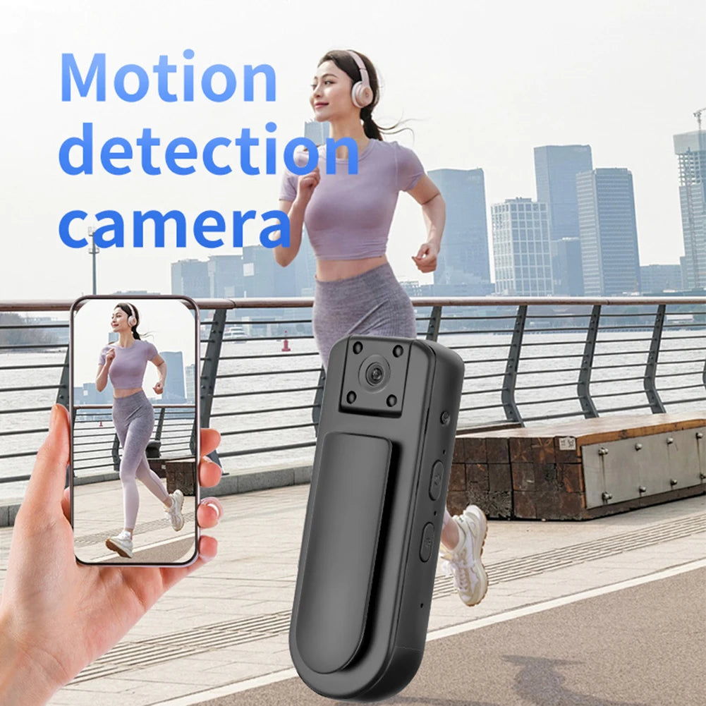 Wearable HD 1080P Worn Bodycam Night Vision WiFi Portable Small Personal Camcorder with Audio & Video Recording Body Worn Cam