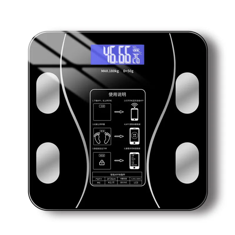 USB Intelligent Precise Body Fat Scale Small Electronic Weighing Scale Home Digital Scale Accurate Body Weight Fat Measurement