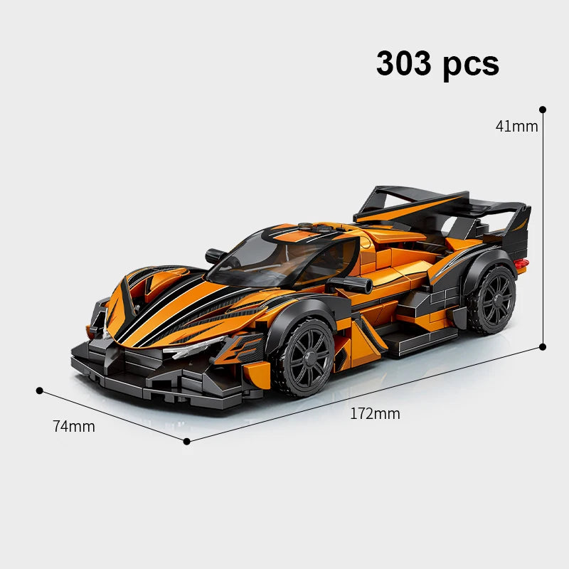 City Technical Vehicle Speed  Racing Car Building Blocks Courses Rennen гонки Carreras Moc DIY Model Brick Toys