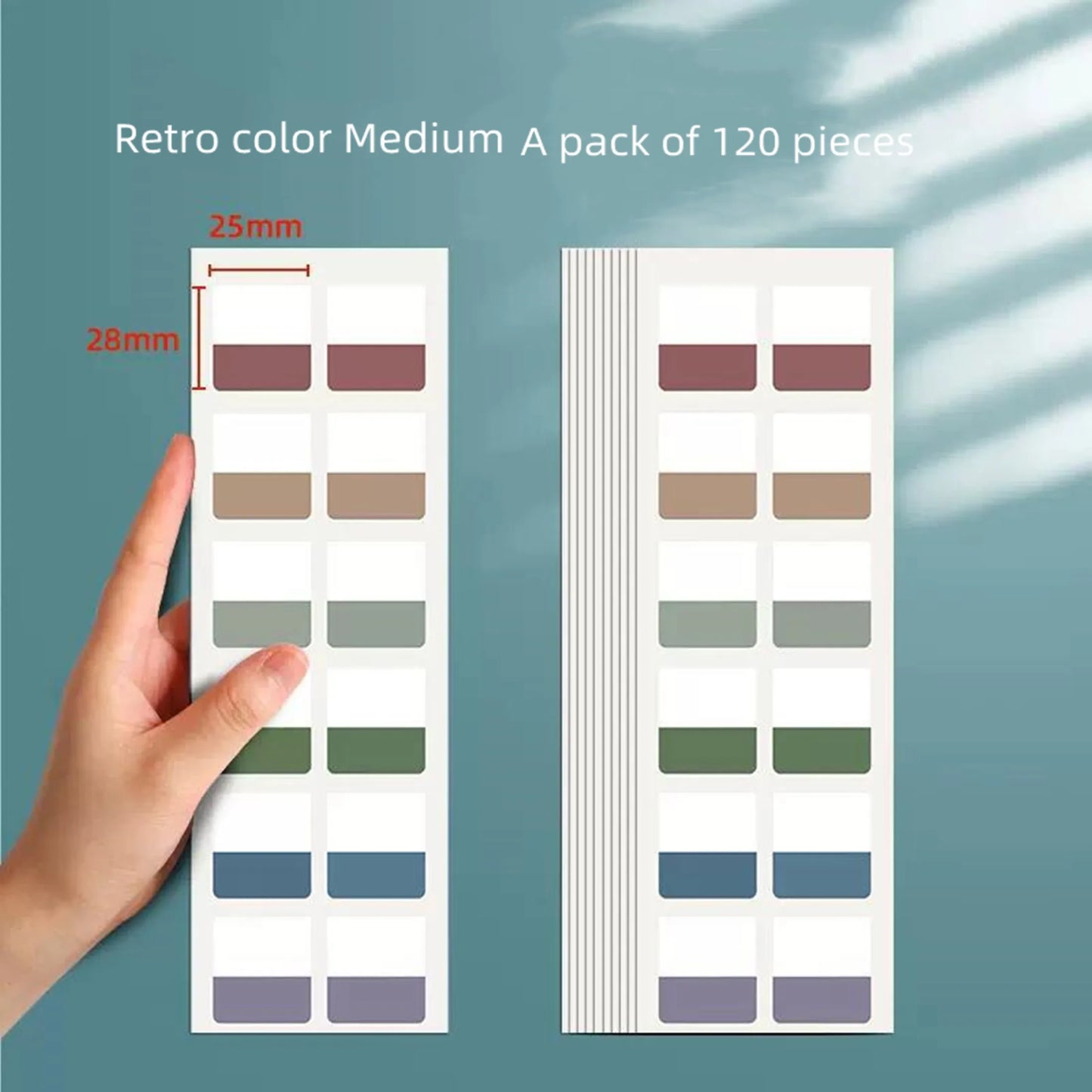 Writable and Removable Index TabsLabel StickersLoose-leaf NotebookBook ClassificatioSmall Strip MarkersnSticky Notes Tabs