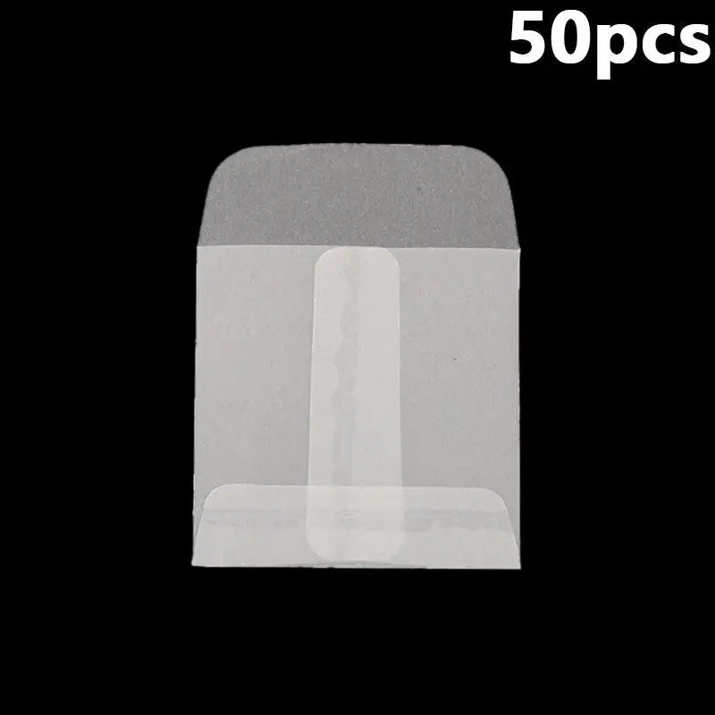 50Pcs/Pack Simple Semi-Transparent Vellum Paper Envelopes Matte Frosted for Postcards Greeting Cards Wedding Invitations