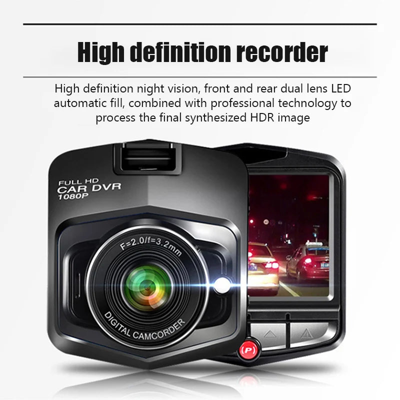 1080P Car DVR Dash Cam for Cars Camera HD Video Recorder for Vehicle Dvrs Night Vision Monitor Parking Vehicle Camera