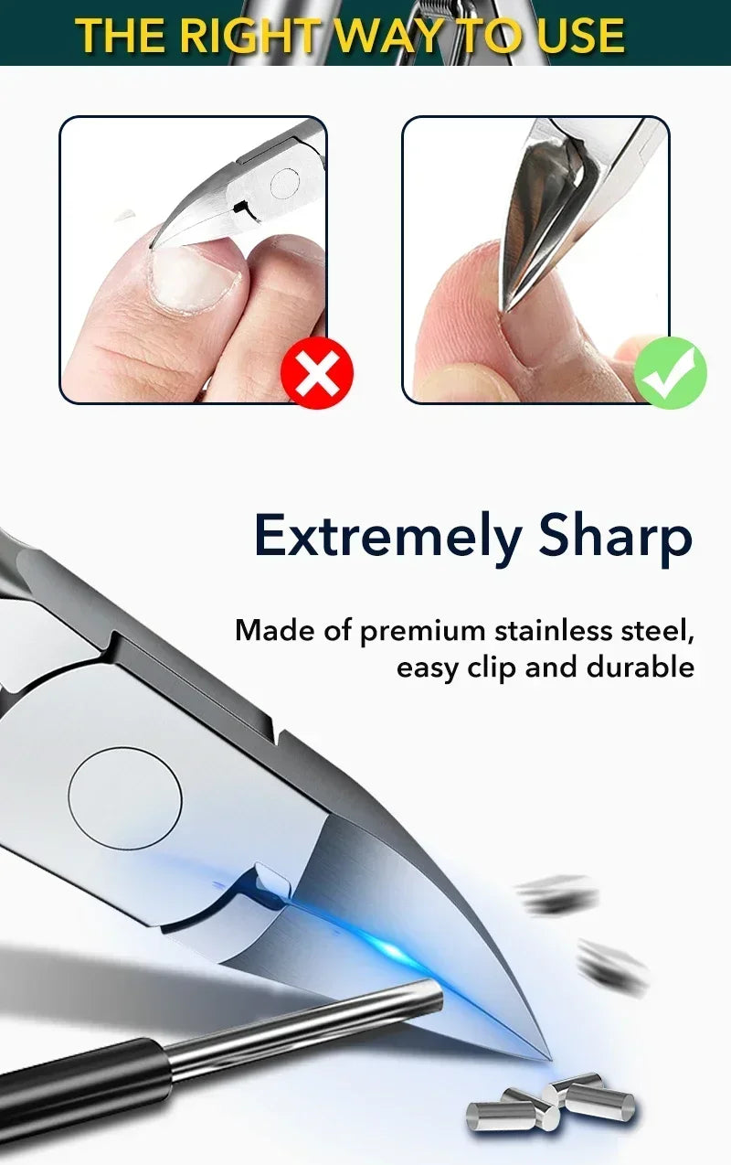 Foot Care Tool Nail Clippers Ingrown Toenail Podiatry Correction Nippers Cuticle Cutters Cut Paronychia Pedicure Manicure Hand