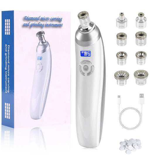 2025 Wireless Diamond Microdermabrasion Machine Blackhead Remover Vacuum Pore Cleaner Facial Skin Care Tool Face Beauty Device