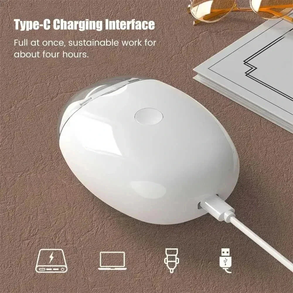 2in1 Electric Nail Clipper Cutter with LED Light Anti-Pinch Automatic Nail Grinder Trimmer for Baby Mini Manicure Tool Nail Care
