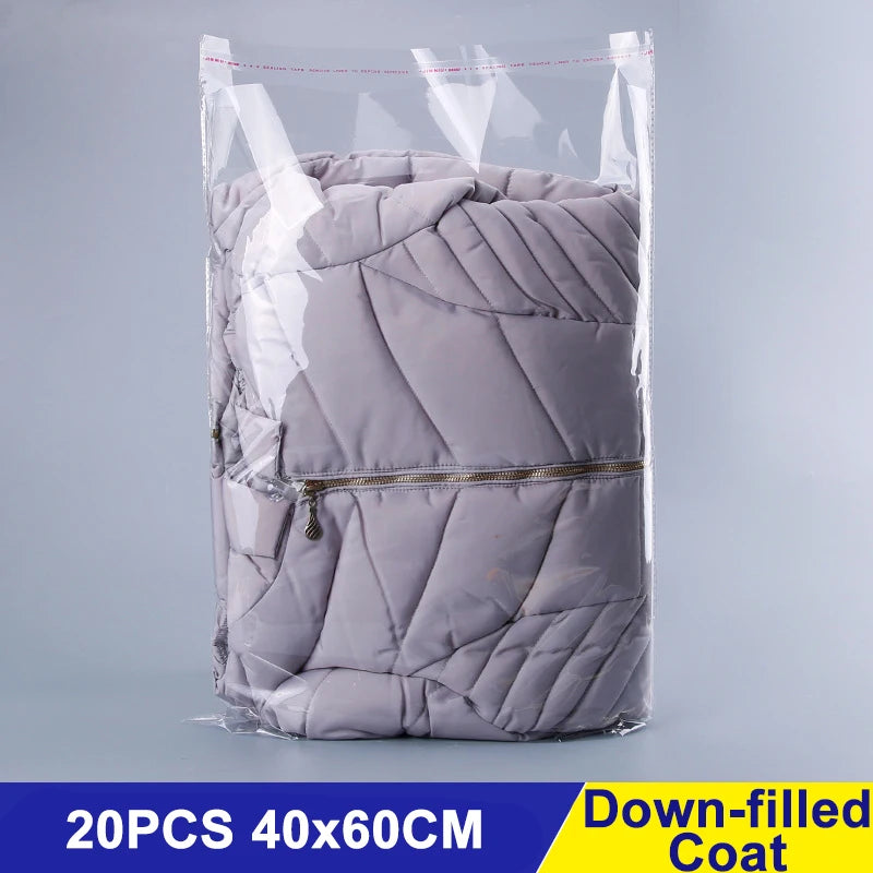 Plastic Clothing Packaging Bags Accessories Gifts Transparent Sealed Bags OPP Self-adhesive Bags Clothes Packaging Bags