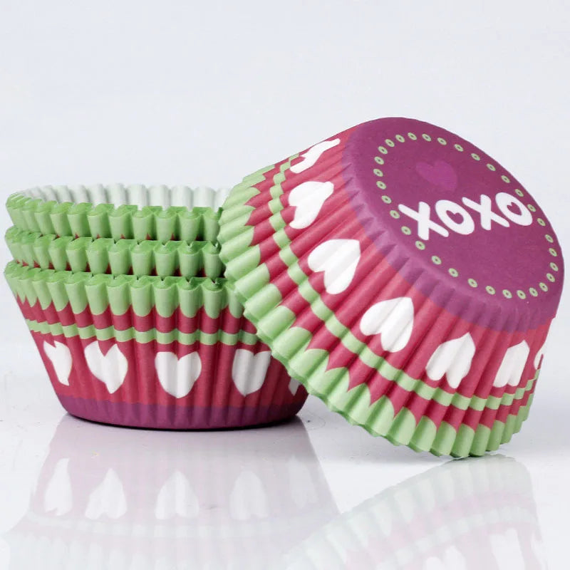 100Pcs/pack Cake Muffin Cupcake Paper Cups Cake Box Cupcake Liner Kitchen Baking Accessories Cake Mold Decorating Tools