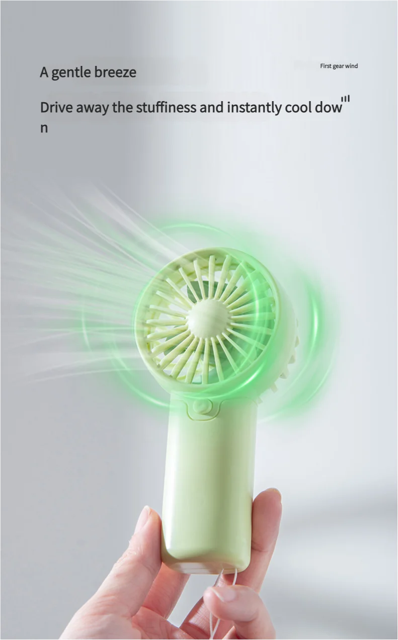 MEET SUN Portable Fan, Creative Compact Pocket Handheld Fan, Lightweight Mini Fan (AAA Batteries Not Included)