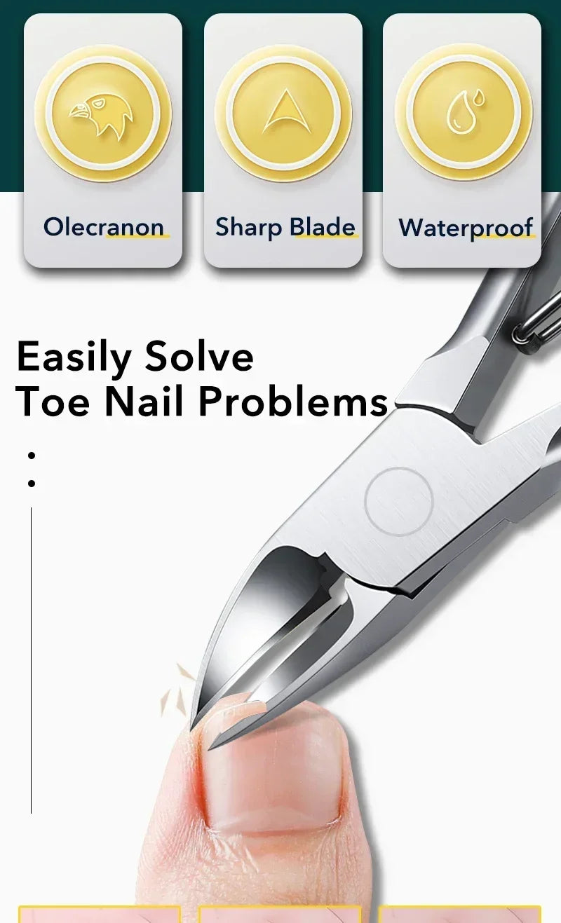Foot Care Tool Nail Clippers Ingrown Toenail Podiatry Correction Nippers Cuticle Cutters Cut Paronychia Pedicure Manicure Hand