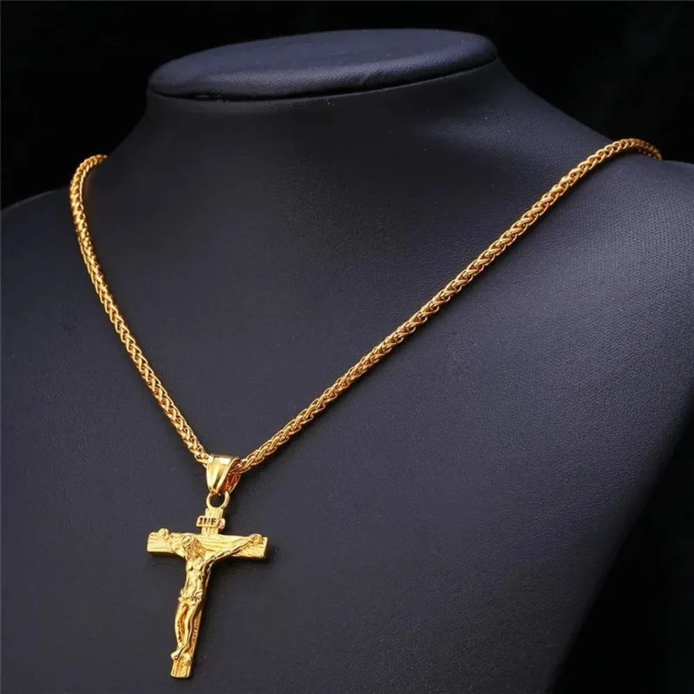 Classic Fashion Christmas Ornaments Necklace Amulet Pendant Charm Nacklace Men Punk Hip Hop Trend Mix and Match Wholesale